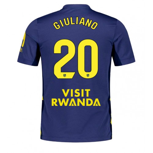 Maglia Calcio Atletico Madrid Giuliano Simeone #20 Seconda Divisa 2025-26 Manica Corta